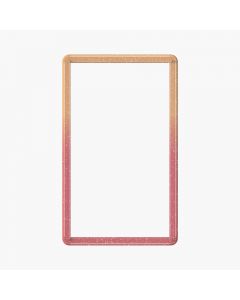 TPU Bumper Guard(Injection Silver White) for Standard PSA Graded Cards – Top Orange, Bottom Bright Red