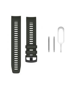 Silicone Strap for Garmin Instinct 2(Black)