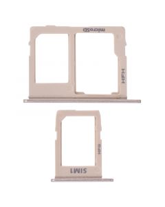 Sim Card Tray and MicroSD Card Tray for Samsung Galaxy J6 (J600/2018)(Gold)