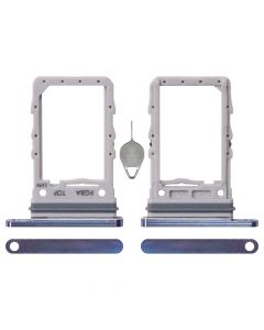 Sim Card Tray for Samsung Galaxy Z Flip4(With Card Needle)(Light Blue)
