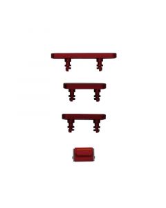Hard Buttons(Power/Volume/Switch) for iPhone 12(Red)