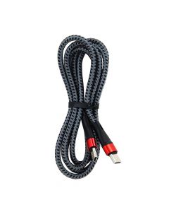 Type-C to Type-C Fast Charging Data Cable (Braided Line) - Red (1.0M)