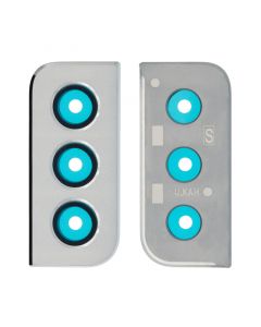 Back Camera Lens With Bezel Ring for Samsung Galaxy S21 Plus (Silver)