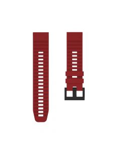 Silicone Watch Band Sport Strap for Garmin Tactix 8 51mm Fenix 8 7X 6X 5X 26mm-Official Red