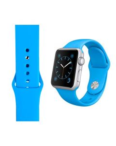 Silicone Strap for Apple iWatch Series (38/40/41MM)(Blue)