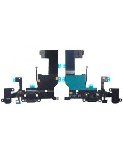 Charging Port Flex Cable for iPhone 5(Black)