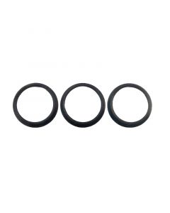 Back Camera Frame Ring for iPhone 11 Pro(Black)(3 piece set)