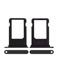 Sim Card Tray with Waterproof Gasket Ring for iPhone 7(Black)