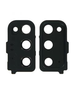 Back Camera Lens with Cover Bezel Ring for Samsung Galaxy S20/S20 5G (Black)
