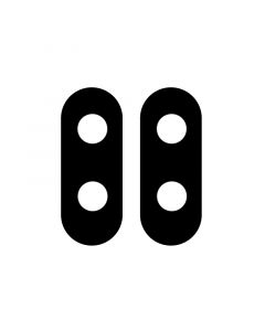 Back Camera Lens (Glass Only) With Adhesive for Pixel 6a(Black)