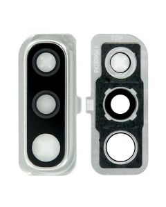 Back Camera Lens with Cover Bezel Ring for Samsung Galaxy A50 (A505/2019) (Silver)