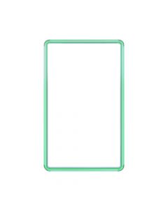 Hard TPU Bumper Guard(Light Green) with Clear Acrylic Plate for Standard PSA Graded Cards