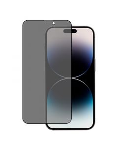 Privacy Tempered Glass for iPhone 14 Pro Max - Anti Scratch/Fingerprint [Full Coverage] Auto Dust/Align Kits(2 Pack)
