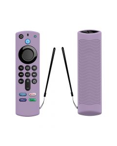 Silicone Case for Amazon Fire TV Stick 4K Max/Alexa Voice Remote 3rd Gen(Glow Light Taro Purple)