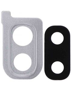 Back Camera Lens With Bracket for Samsung Galaxy A40 (A405/2019) (Silver)