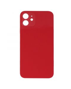 Back Glass Cover for iPhone 12 (for iPhone/Large Camera Hole) - Red