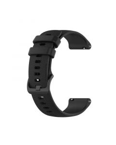 Silicone Strap for Garmin vivoactive 4(22MM)(Black)