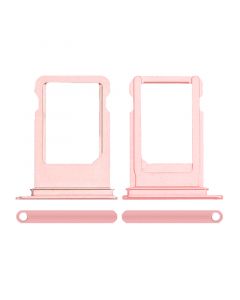 Sim Card Tray with Waterproof Gasket Ring for iPhone 7(Rose Gold)