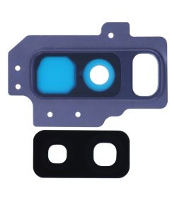Back Camera Glass Lens and Cover Bezel Ring for Samsung Galaxy S9 Plus (Blue)