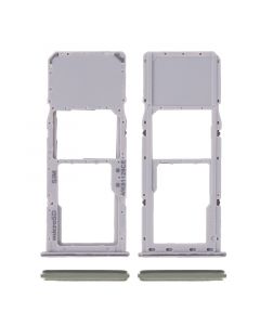 Sim Card Tray and MicroSD Card Tray for Samsung Galaxy A51 4G/A515(Silver)
