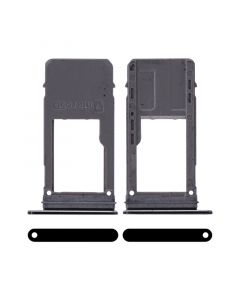 Sim Card Tray and MicroSD Card Tray for Samsung Galaxy A5 (A520/2017)/A7 (A720/2017)(Black)