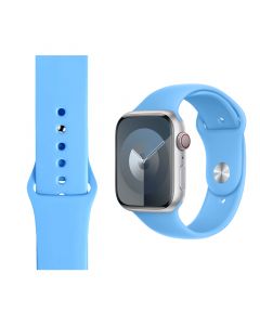 Silicone Strap for Apple iWatch Series (38/40/41MM)(Light Blue)
