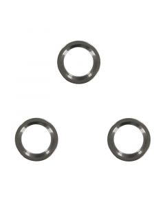 Back Camera Ring for iPhone 12 Pro/12 Pro Max(Silver)(3 piece set)