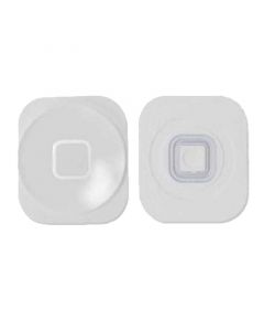 Home Button with Flex Cable and Rubber Gasket for iPhone 5(White)