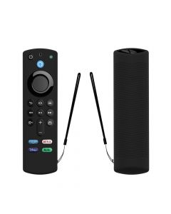 Silicone Case for Amazon Fire TV Stick 4K Max/Alexa Voice Remote 3rd Gen(Black)