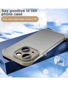 Corner pad protective case for iPhone 15 Plus (TPU)(Grey)