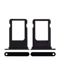 Sim Card Tray with Waterproof Gasket Ring for iPhone 7(Jet Black)