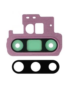 Back Camera Glass Lens and Cover Bezel Ring for Samsung Galaxy Note 10 Plus (Pink)