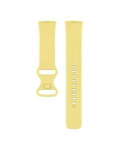 Silicone Strap for Fitbit Versa 3(100 140mm)(Milk Yellow)