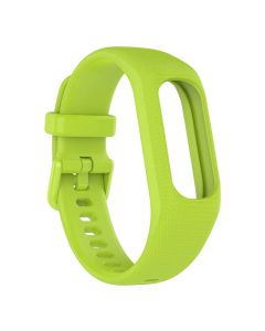 Silicone Strap for Garmin vívosmart®5 L-6.8"-9.4"(117mm) (Light Green)