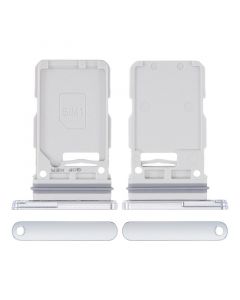 Single Sim Card Tray for Samsung Galaxy S21 Plus (Silver)