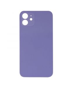 Back Glass Cover for iPhone 12 (for iPhone/Large Camera Hole) - Purple