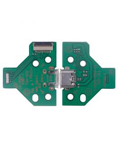 USB Charging Port Board W/ 12Pin Flex Cable for Sony PlayStation 4 Controllers (JDS-011)