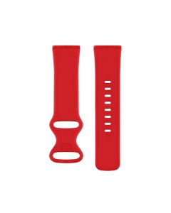 Silicone Strap for Fitbit Versa 3(100 102mm)(Red)
