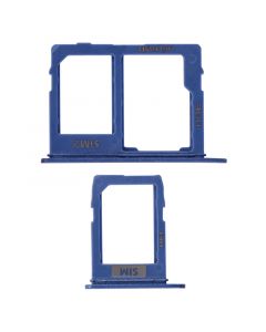 Sim Card Tray and MicroSD Card Tray for Samsung Galaxy J6 (J600/2018)(Blue)