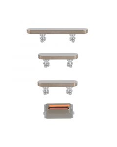 Hard Buttons(Power/Volume/Switch) for iPhone 12 Pro/12 Pro Max(Gold)