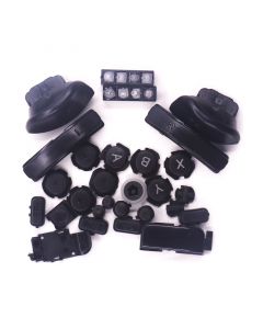 Left & Right Housing Shell for Nintendo Switch Joy Con Controller (Black)