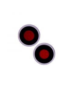 Back Camera Lens With Bracket & Bezel for iPhone 14 / 14 Plus (2 Piece Set)(Purple)