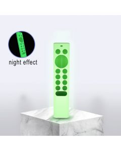 Silicone Case for NVIDIA Shield TV Pro/4K HDR Remote Controller Series(Glow Green)