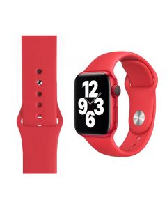 Silicone Strap for Apple iWatch Series (38/40/41MM)(Red)
