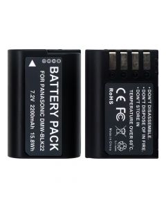 Battery for Panasonic Cameras (BLK22)(7.2V 2200mAh)