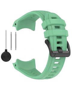 Silicone Strap for Garmin Instinct 3(45mm)(Rainforest Green)