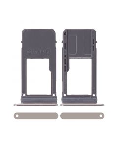 Sim Card Tray and MicroSD Card Tray for Samsung Galaxy A5 (A520/2017)/A7 (A720/2017)(Gold)