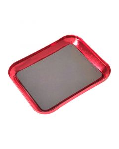 Metal Magnetic Screw Tray Plate(Red)