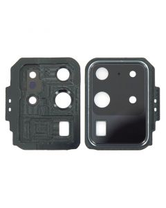 Back Camera Lens with Cover Bezel Ring for Samsung Galaxy S20 Ultra (Gray)