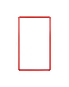Hard TPU Bumper Guard(Red) with Clear Acrylic Plate for Standard PSA Graded Cards